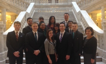 Twelve Weber State interns  will work at the Utah Capitol during the 2015 session.